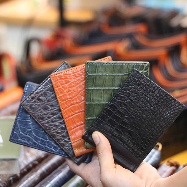 Ví kẹp tiền da cá sấu nhỏ gọn thời trang VKTCS2