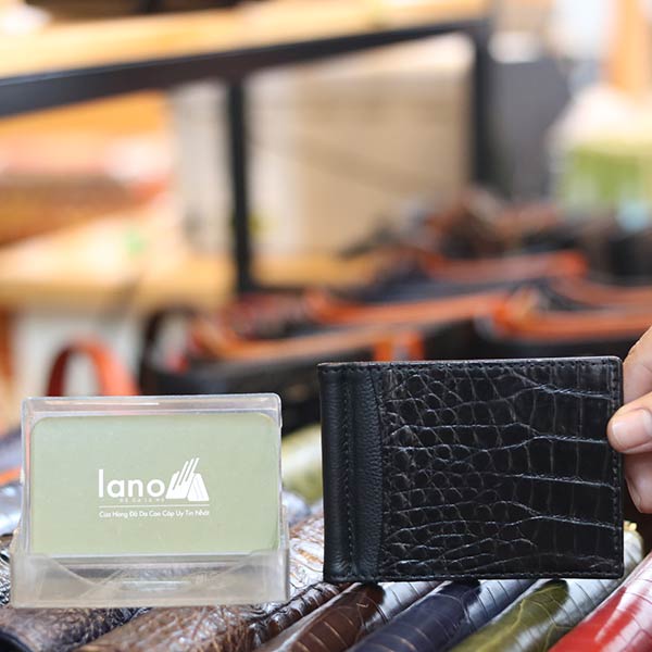 Ví kẹp tiền da cá sấu nhỏ gọn thời trang VKTCS2