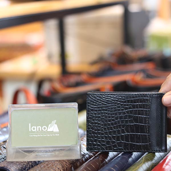 Ví kẹp tiền da cá sấu nhỏ gọn thời trang VKTCS2