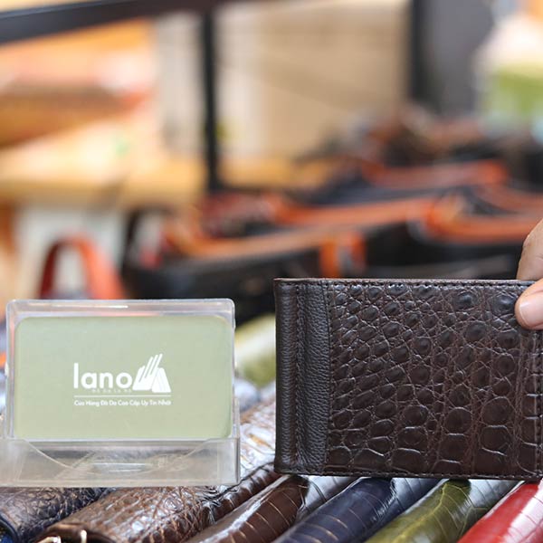 Ví kẹp tiền da cá sấu nhỏ gọn thời trang VKTCS2