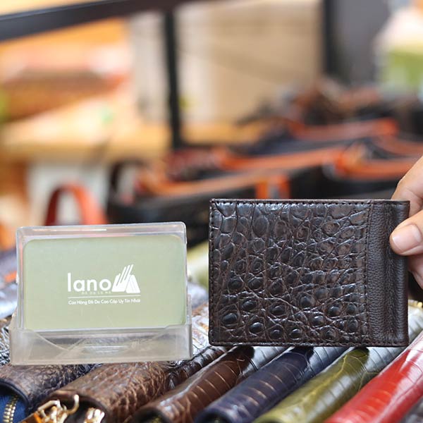 Ví kẹp tiền da cá sấu nhỏ gọn thời trang VKTCS2