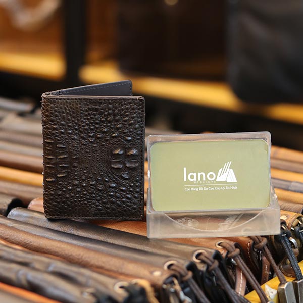 Ví nam đựng thẻ mini da cá sấu cao cấp mẫu mới gọn nhẹ VCSTHE01
