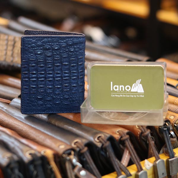 Ví nam đựng thẻ mini da cá sấu cao cấp mẫu mới gọn nhẹ VCSTHE01