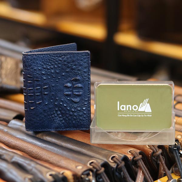 Ví nam đựng thẻ mini da cá sấu cao cấp mẫu mới gọn nhẹ VCSTHE01