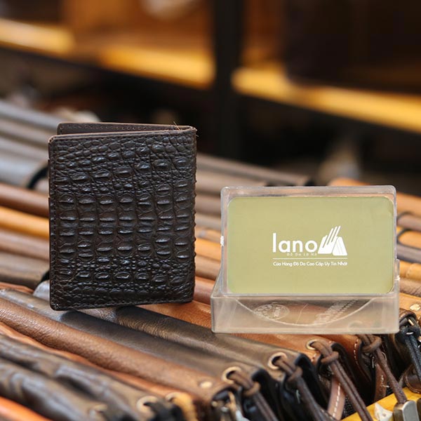 Ví nam đựng thẻ mini da cá sấu cao cấp mẫu mới gọn nhẹ VCSTHE01