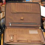 Túi da nam cầm tay đựng iPad 10.5 inch sang trọng gọn nhẹ