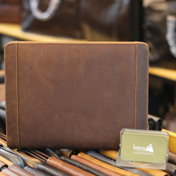 Túi da nam cầm tay vừa ipad 10.5 inch mẫu mới 2019