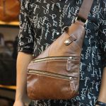 Túi da nam đeo chéo ngực thời trang tiện lợi mẫu mới 2019 TDL62