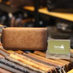 Ví dai nam da bò cầm tay 1 khóa kéo nhỏ gọn VCTN070