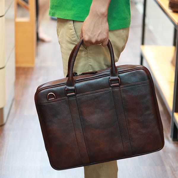 Cặp da công sở thời trang nam tính đựng laptop 14 inch CD98