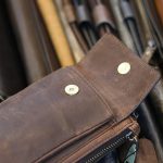 Túi da đeo chéo nam Lano loại nhỏ đeo thắt lưng KT161