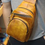 Túi da đeo chéo ngực nam thời trang mới 2019 TDL66