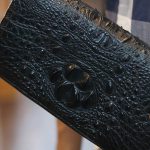 Ví cầm tay cá sấu hàng xuất khẩu 2 khóa kéo loại to VCSCT06