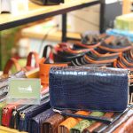 Ví cầm tay cá sấu hàng xuất khẩu 2 khóa kéo loại to VCSCT06