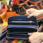 Ví cầm tay cá sấu hàng xuất khẩu 2 khóa kéo loại to VCSCT06