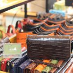 Ví cầm tay cá sấu hàng xuất khẩu 2 khóa kéo loại to VCSCT06