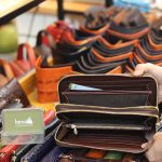 Ví cầm tay cá sấu hàng xuất khẩu 2 khóa kéo loại to VCSCT06