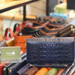 Ví cầm tay cá sấu hàng xuất khẩu 2 khóa kéo loại to VCSCT06