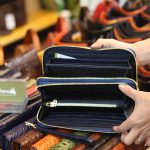 Ví cầm tay cá sấu hàng xuất khẩu 2 khóa kéo loại to VCSCT06