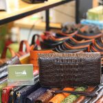 Ví cầm tay cá sấu hàng xuất khẩu 2 khóa kéo loại to VCSCT06