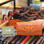 Ví da cá sấu cầm tay cao cấp 3 gấp loại nhỏ VCSCT03