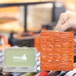 Ví da cá sấu cao cấp gai lưng 1 mặt loại đứng VCSGL02