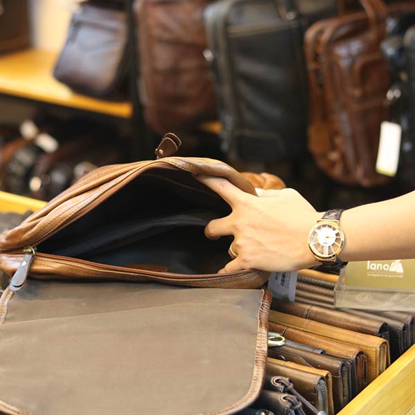 Balo da bò thật cao cấp kiểu dáng mới lạ gọn nhẹ BLN25