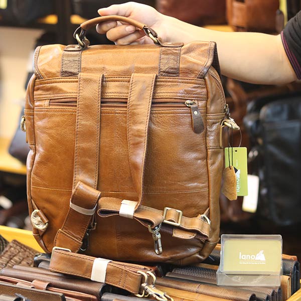 Balo da bò thật cao cấp kiểu dáng mới lạ gọn nhẹ BLN25