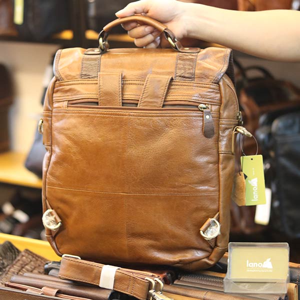 Balo da bò thật cao cấp kiểu dáng mới lạ gọn nhẹ BLN25