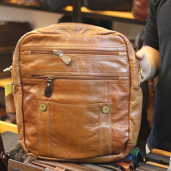 Balo da bò thật cao cấp kiểu dáng mới lạ gọn nhẹ BLN25