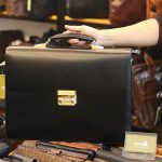 Cặp da nam khóa số cao cấp làm từ da bò Ý CD104