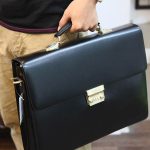 Cặp da nam khóa số cao cấp làm từ da bò Ý CD104