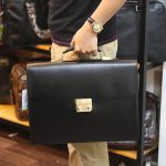 Cặp da nam khóa số cao cấp làm từ da bò Ý CD104