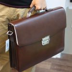 Cặp da nam khóa số cao cấp làm từ da bò Ý CD104