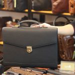 Cặp da nam khóa số công sở cao cấp từ da bò Ý CD105