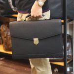 Cặp da nam khóa số công sở cao cấp từ da bò Ý CD105