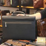 Cặp da nam khóa số công sở cao cấp từ da bò Ý CD105