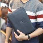 Clutch cầm tay nam da bò thời trang sang trọng CLT35