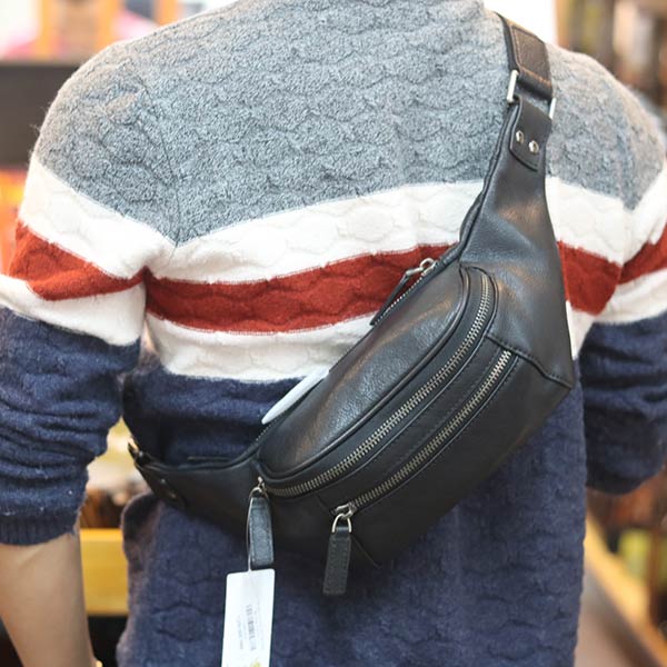 Túi bao tử da bò nam thời trang đeo chéo TDB106