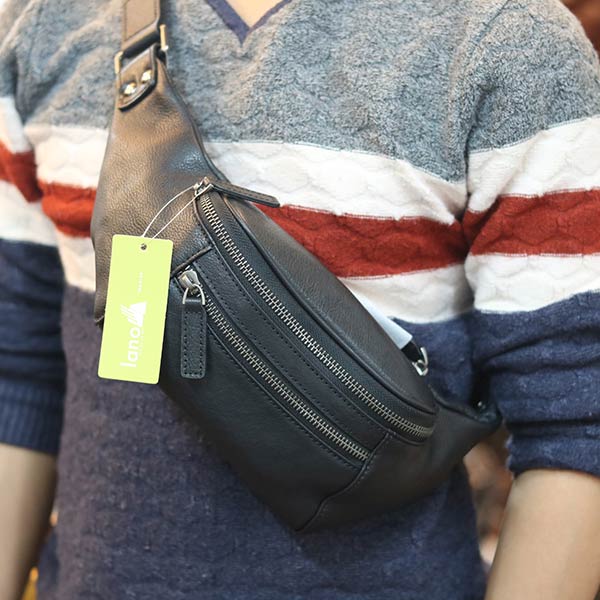 Túi bao tử da bò nam thời trang đeo chéo TDB106