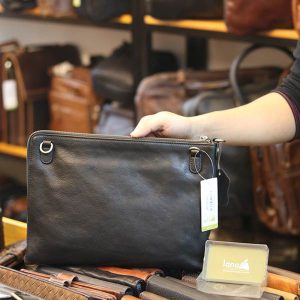 Túi cầm tay nam da bò cao cấp cho phái mạnh CLT37