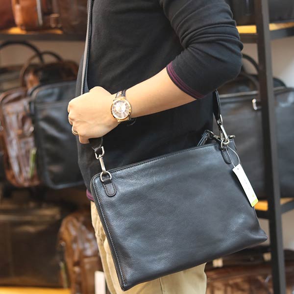 Túi cầm tay nam da bò cao cấp cho phái mạnh CLT37