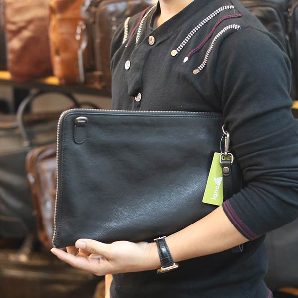 Túi cầm tay nam da bò cao cấp cho phái mạnh CLT37