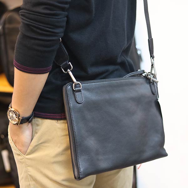 Túi cầm tay nam da bò cao cấp cho phái mạnh CLT37