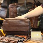 Túi cầm tay nam da bò tiện lợi phong cách mới CLT38