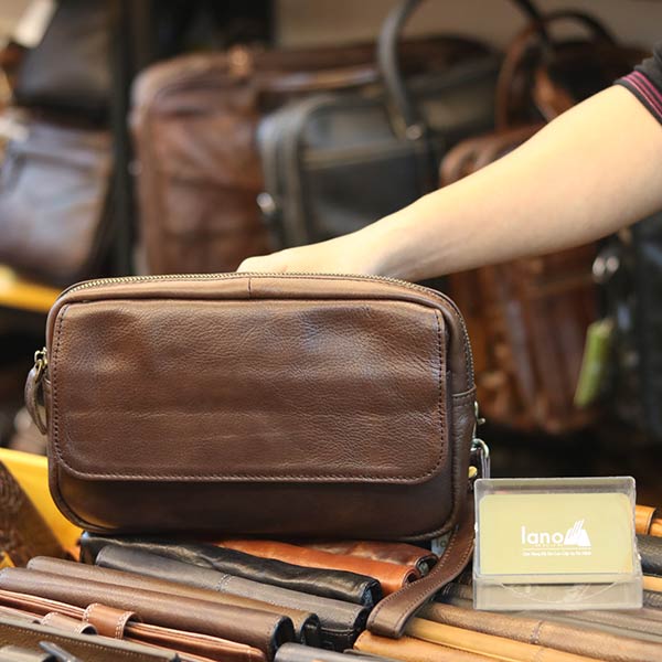 Túi cầm tay nam da bò tiện lợi phong cách mới CLT38