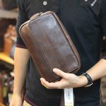 Túi cầm tay nam da bò tiện lợi phong cách mới CLT38
