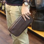 Túi cầm tay nam da bò tiện lợi phong cách mới CLT38