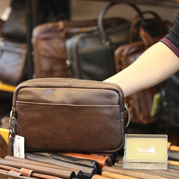 Túi cầm tay nam da bò tiện lợi phong cách mới CLT38
