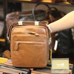 Túi da đeo chéo gọn nhẹ tiện lợi KT167